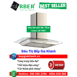 Máy hút mùi dạng treo độc lập 70cm arber ab 700y