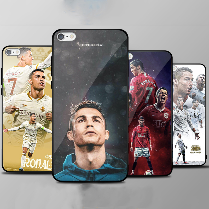 Ốp Lưng IPHONE 6,6S,6 PLUS,6S PLUS,7,8,7 PLUS,8 PLUS Mặt kính In hình Ronaldo
