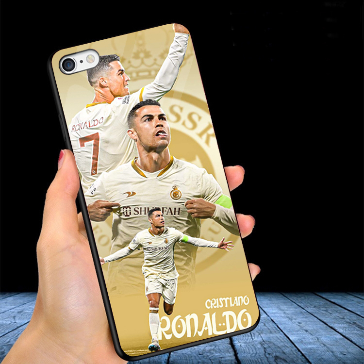 Ốp Lưng IPHONE 6,6S,6 PLUS,6S PLUS,7,8,7 PLUS,8 PLUS Mặt kính In hình Ronaldo