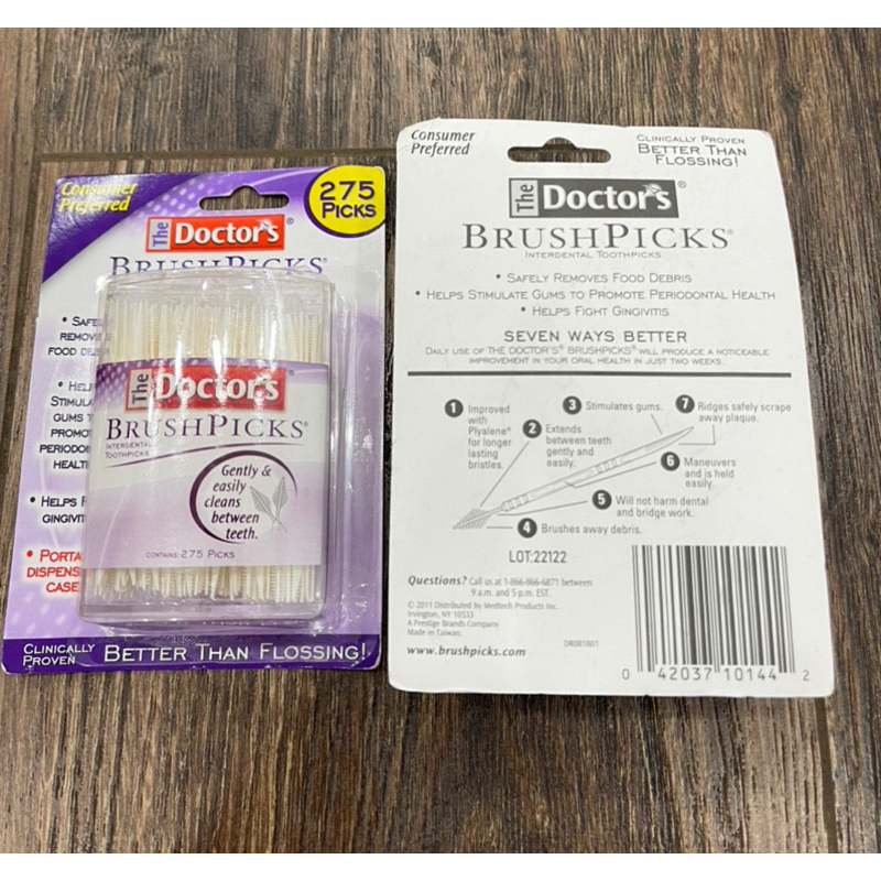 Tăm nha khoa The Doctor's BrushPicks - 1 hộp 275 cây