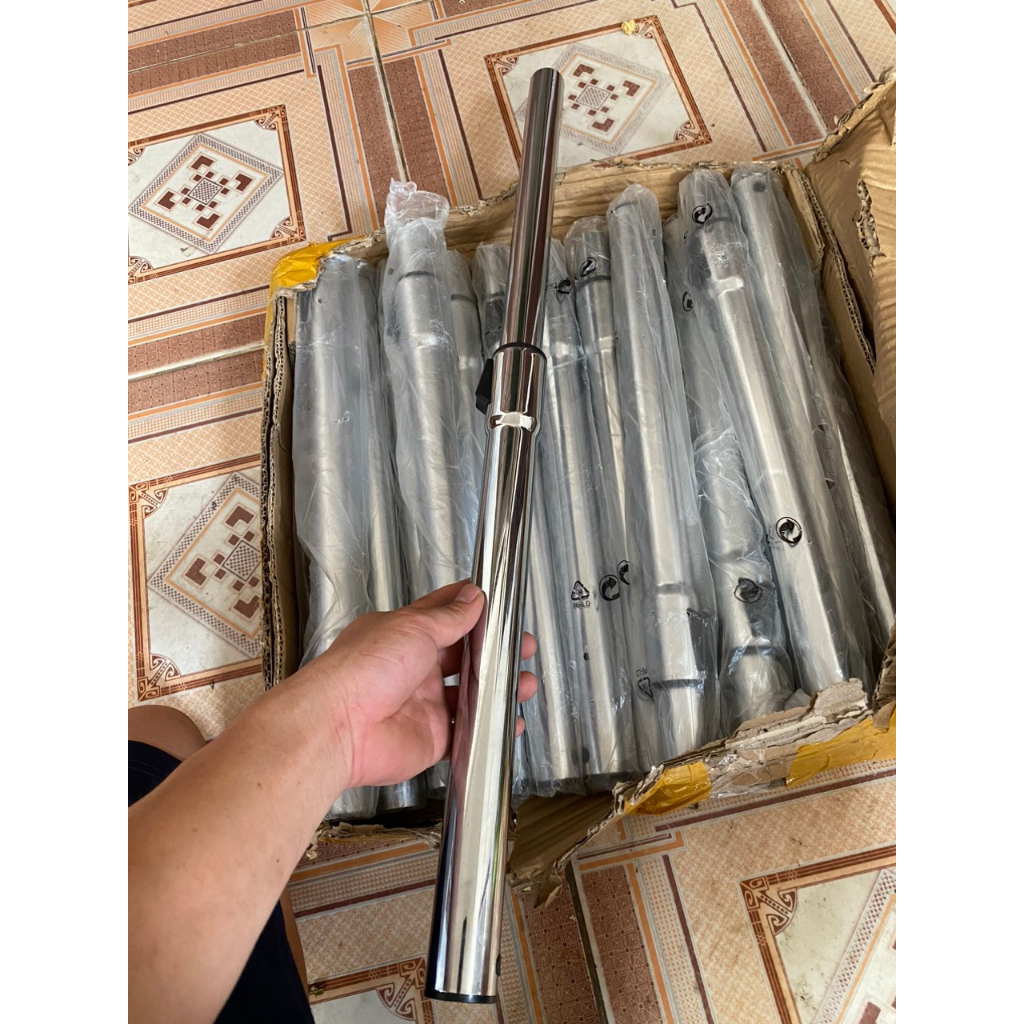 Ống Inox nối dài cho máy hút bụi kích thước 32mm - 34mm, ống nối nhựa cho máy hút bụi công nghiệp