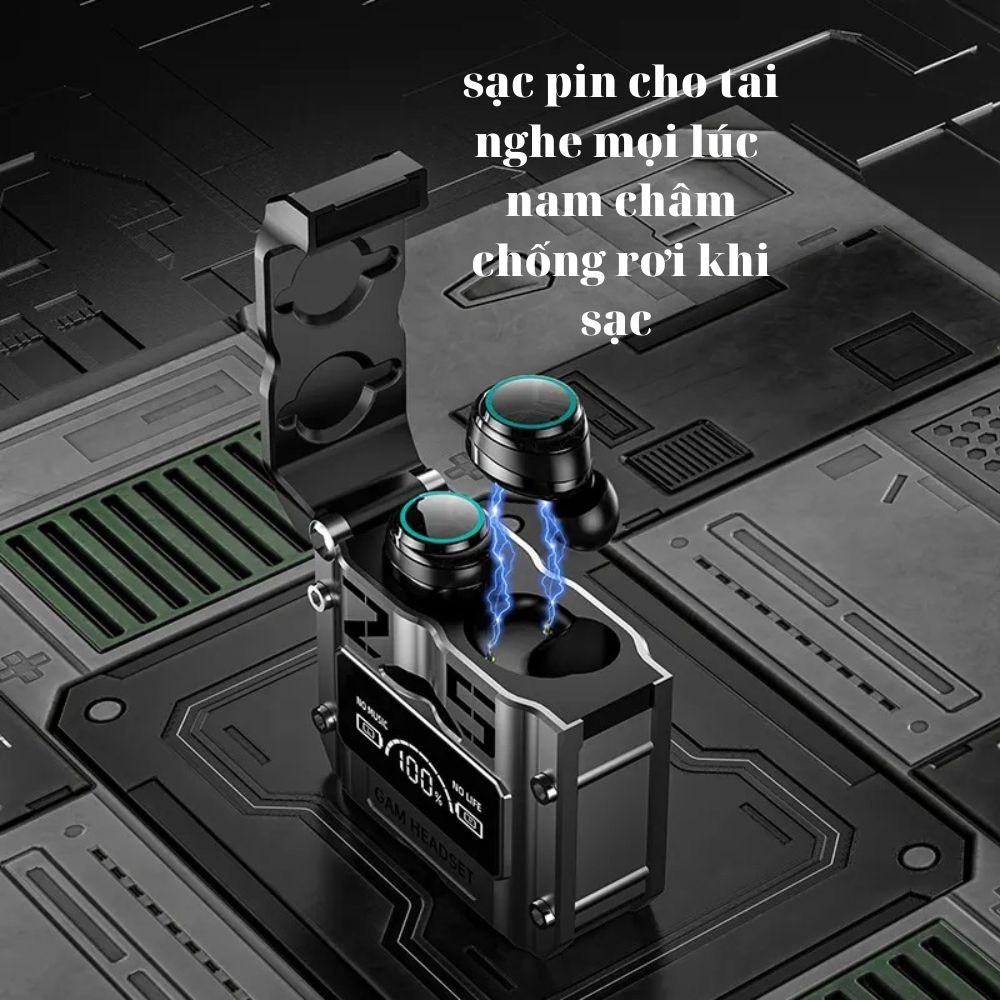Tai Nghe Bluetooth M25, Âm trầm, Cảm Ứng Vân Tay, Kiêm Sạc Dự Phòng - XS Store