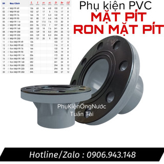 Mặt bích pvc chính hãng size khủng lồ