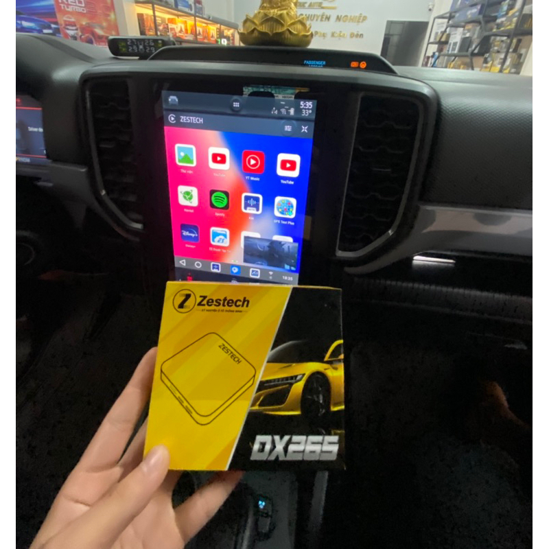 Android Box Zestech DX265 Bản 2023, Tặng Camera Hành Trình Ghi Hình 24/24....
