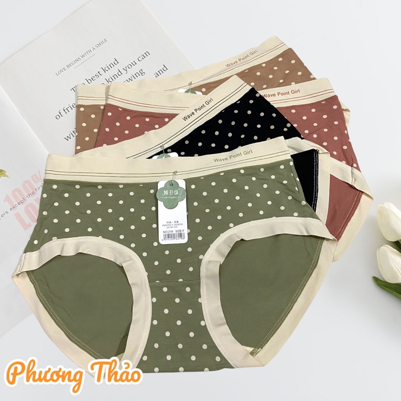 Quần lót nữ cotton than tre thông hơi có giãn 4 chiều PT165