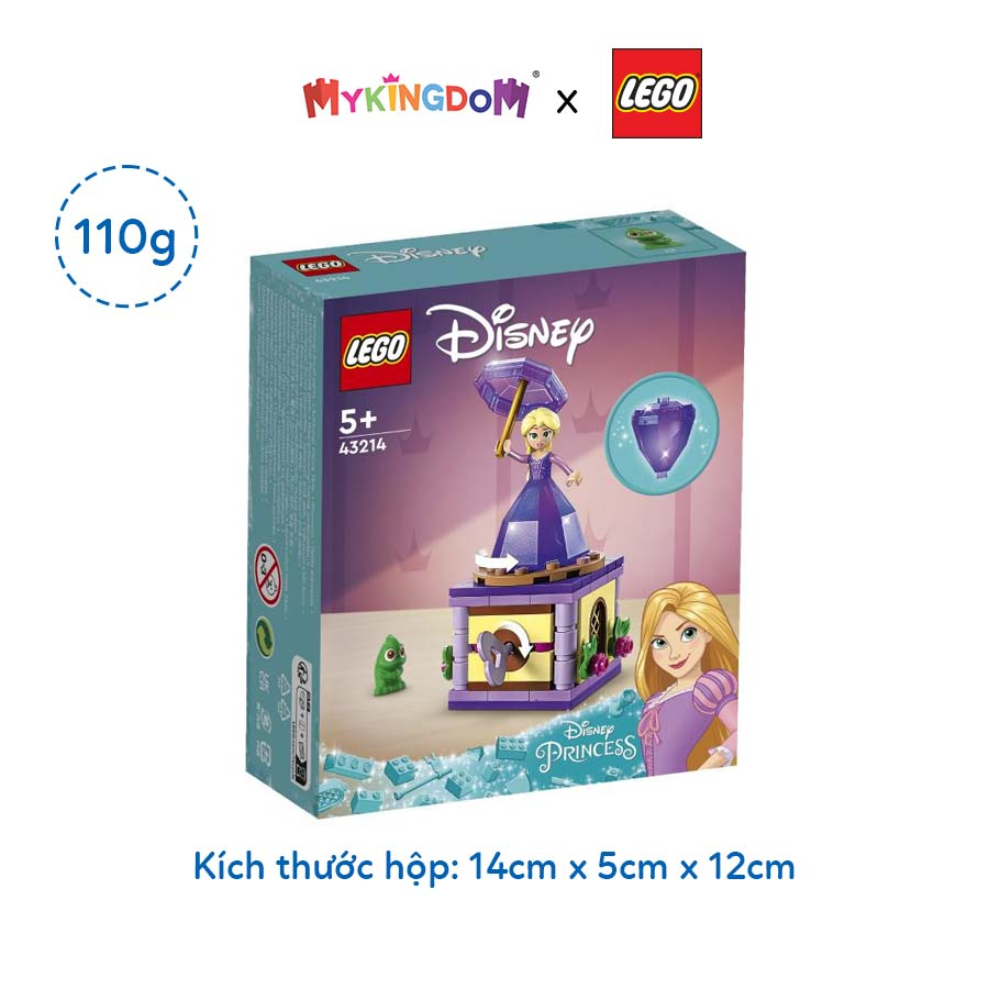 Đồ Chơi Lắp Ráp LEGO Disney Princess Hộp Xoay Công Chúa Rapunzel 43214 (89 chi tiết)