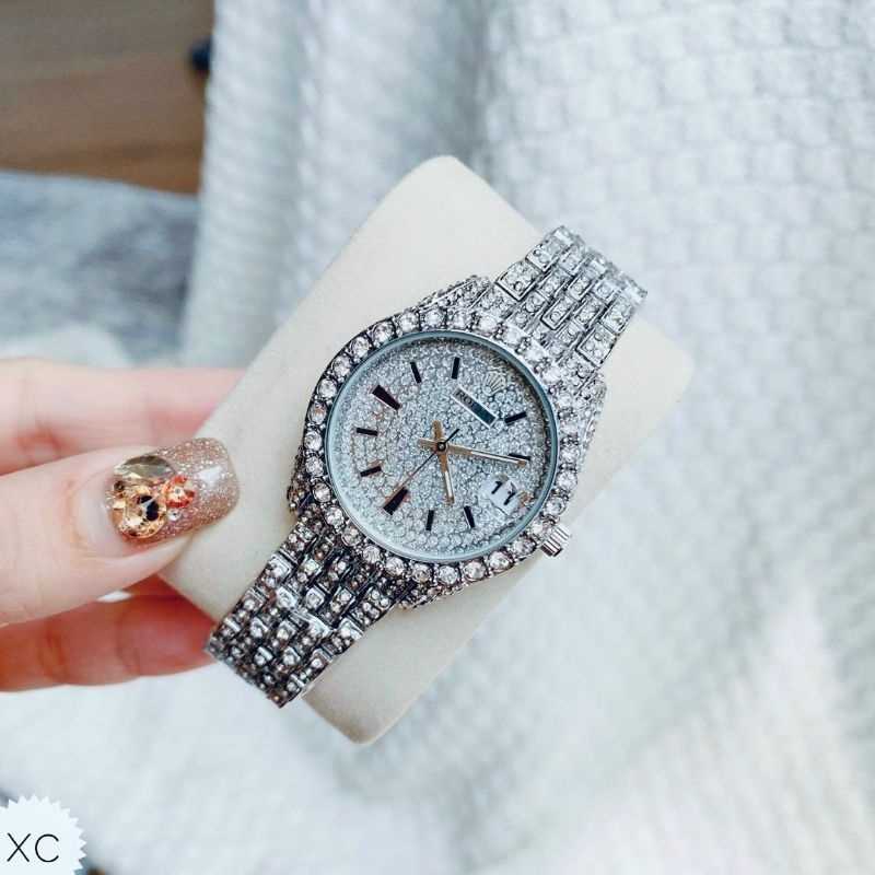 Đồng Hồ thời Trang nữ Rolexxx full Đá sang trọng TINH TÊA SIÊU ĐẸP BẢO HÀNH 12 THÁNG