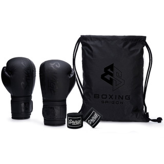 Combo Găng Tay Boxing Saigon Savage - All Black