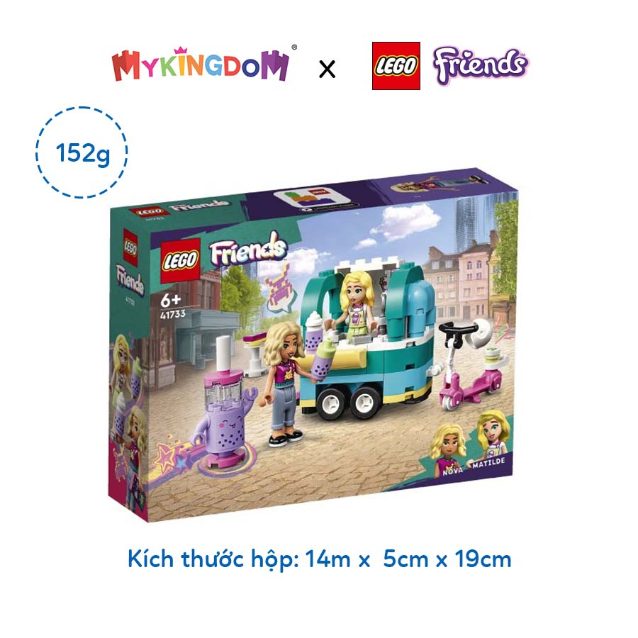 Đồ Chơi Lắp Ráp LEGO Friends Cửa Hàng Trà Sữa Di Động 41733 (109 chi tiết)