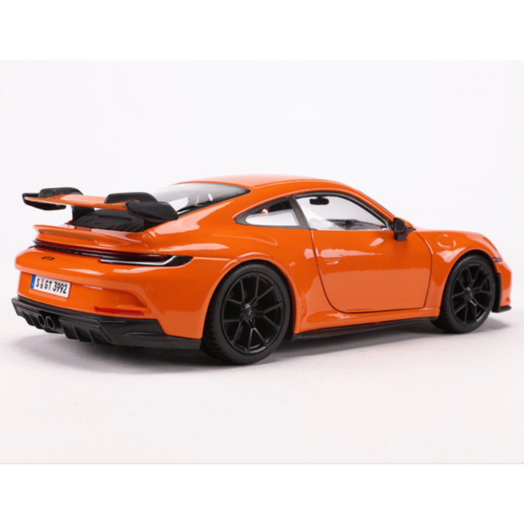 Xe mô hình sắt Porsche 911 GT3 TẶNG KÈM BIỂN SỐ tỉ lệ 1:24 hãng Burago 2 màu