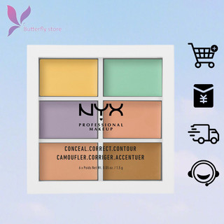 🦋giảm giá🦋che khuyết điểm 6 ô nyx color correcting concealer palette