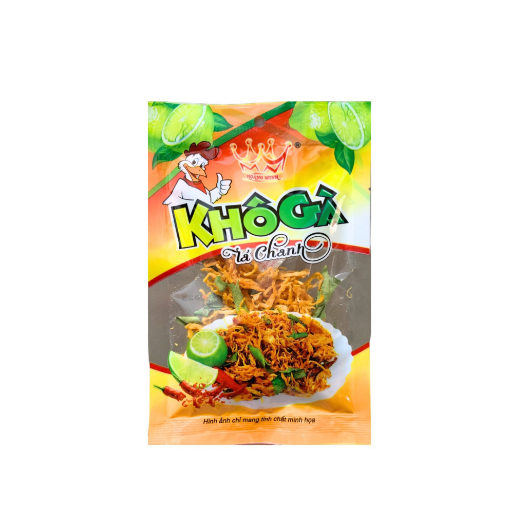 Khô gà lá chanh túi 25g thượng hạng Antamax, phù hợp quán trà chanh, tạp hóa mini
