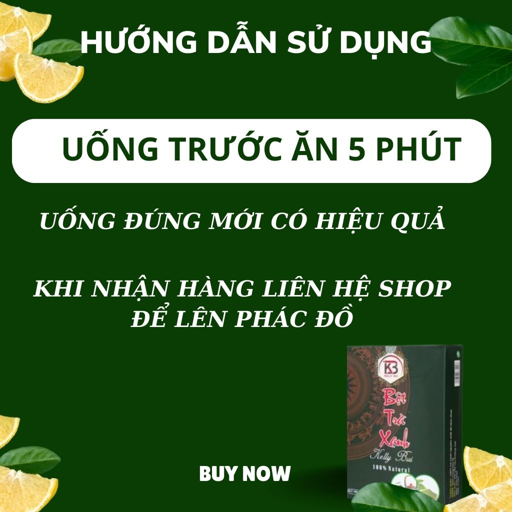 Trà Xanh Kelly Bùi Giảm Mỡ Nhanh Hiệu Quả Oganic 100gr