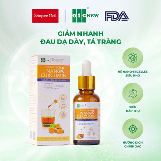 OICNew Nano Curcumin Dung dịch tinh chất Nghệ giảm đau Dạ dày, hành tá tràng, lọ 20ml