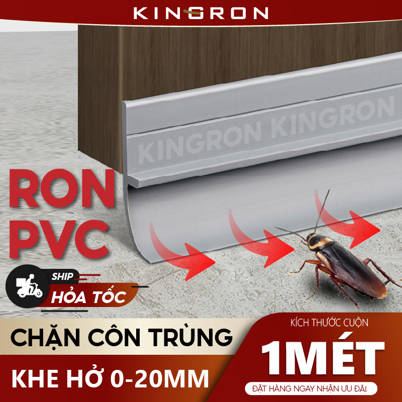 Thanh chặn khe cửa chống thoát nhiệt và ngăn nước KINGRON ♦️ Nẹp đáy cửa chống côn trùng ngăn thoát hơi lạnh điều hòa