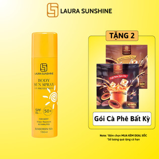 | Giảm 50% Date 8/2023  | Xịt Chống Nắng Toàn Thân Body Sun Spray Spf50+ Pa+++ 150ml Laura Sunshine Nhật Kim Anh