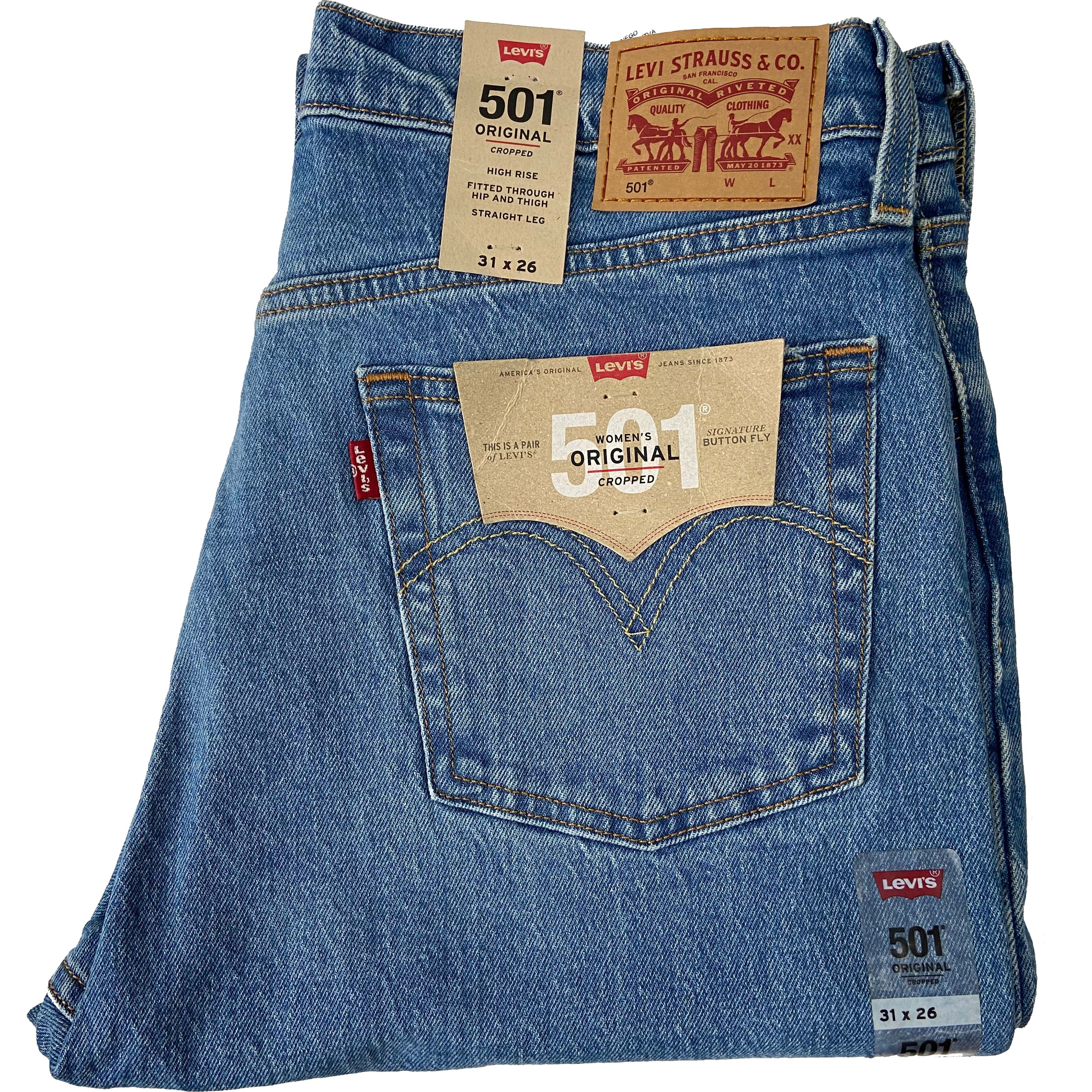 Quần Jeans 501® ORIGINAL CROPPED