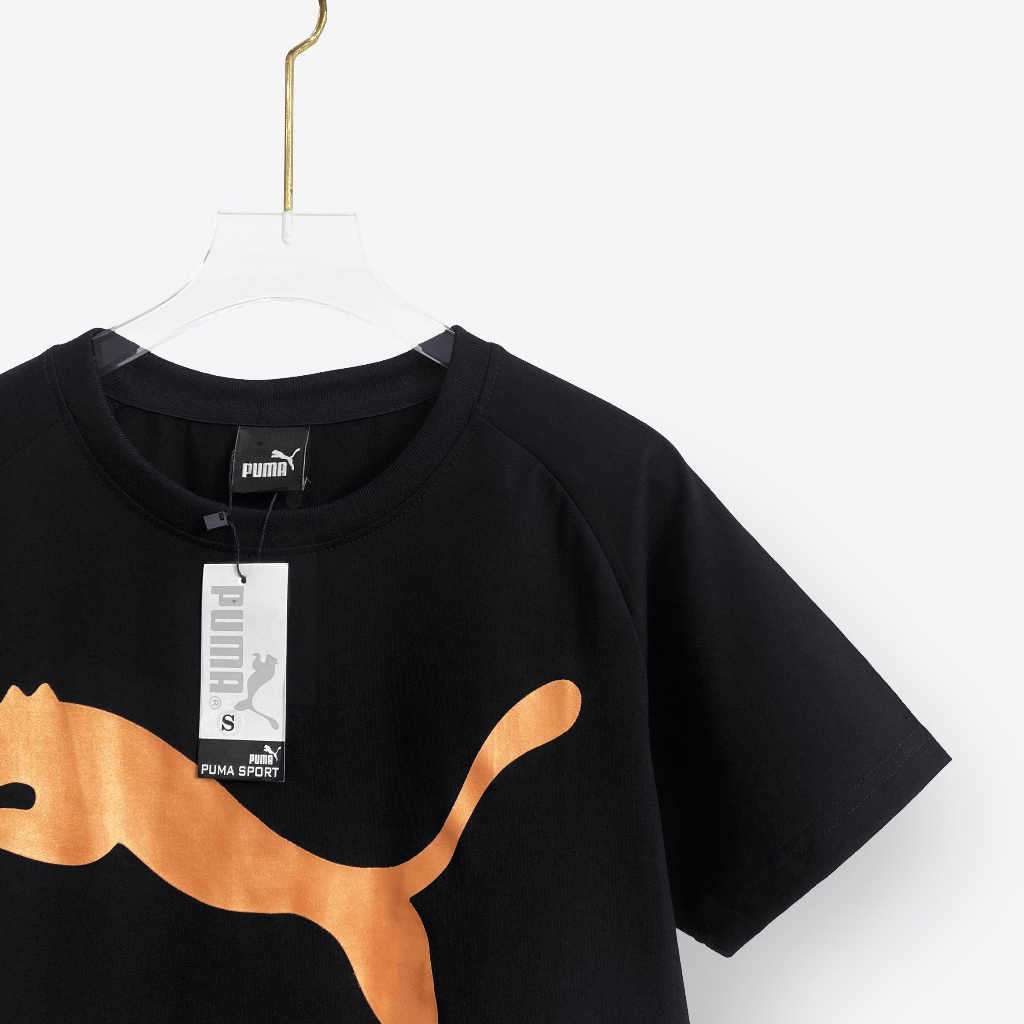 Áo Thun Pu.ma Croptop Chất Vải Mềm Mịn, Thoáng Mát, Thấm Hút Mồi Hôi, Có Kèm Hình Thật, Hàng VNXK. T1061