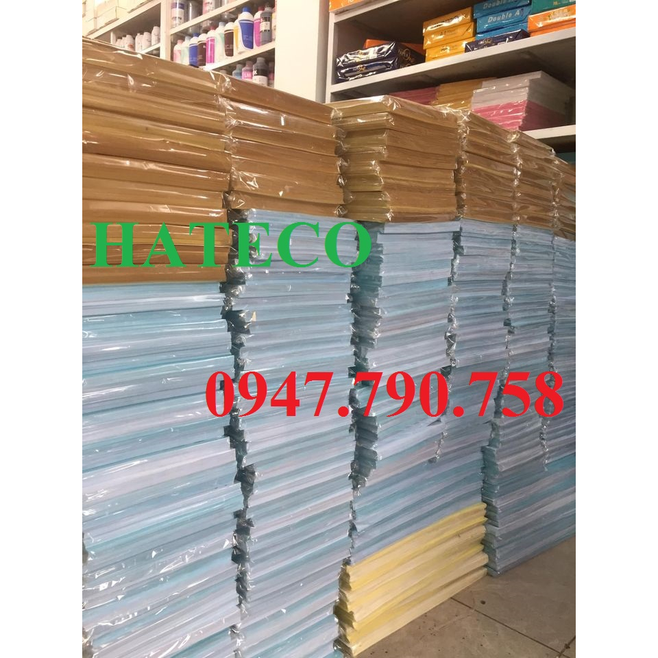 Giấy Decan/ Đề can A4 đế xanh nhám - Decal nhám Thái