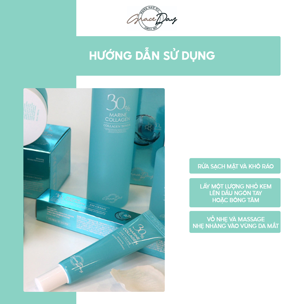 Kem Dưỡng Mắt GRACEDAY MARINE COLLAGEN EYE CREAM 20g