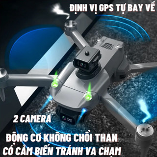 Máy bay flycam giá rẻ K998 (S11) pro max không chổi than ,có camera 8k, định vị G.P.S ,cảm biến chống va chạm, bay 25p