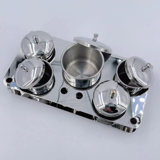 KHAY INOX  ĐỰNG BỘT ,LƯU HUỲNH