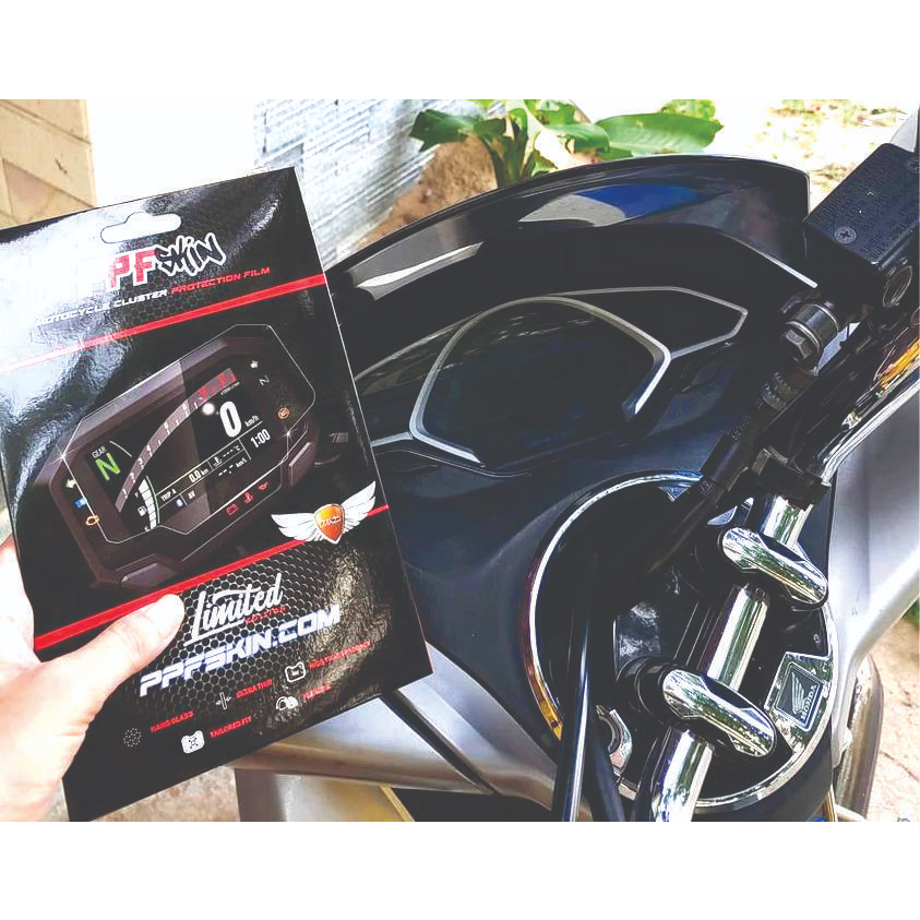 PPF Honda PCX 2019 . UPPF dán bảo vệ mặt đồng hồ xe