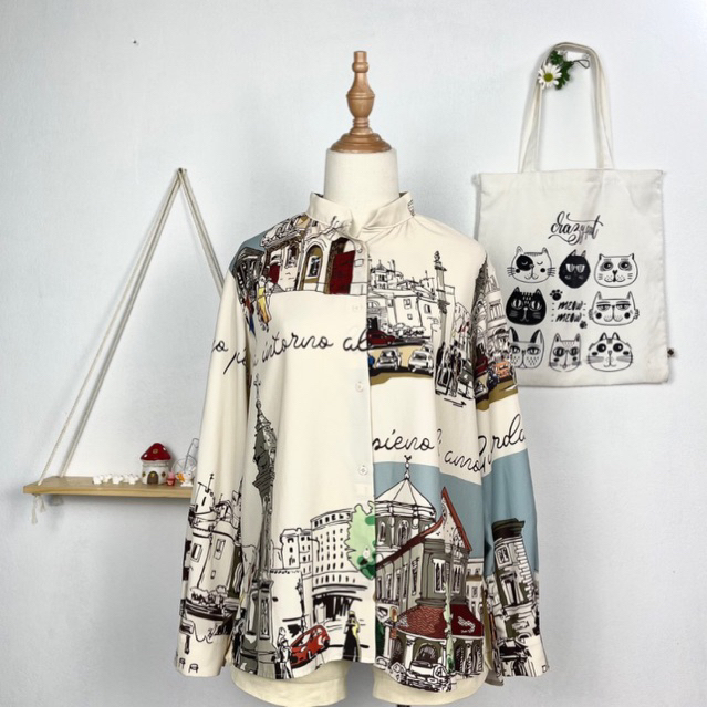 ÁO SƠ MI Nữ VINTAGE 2hand