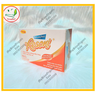 Kẹo Gừng Resoni Hộp 46g - Kẹo dành cho người tiểu đường, ăn kiêng