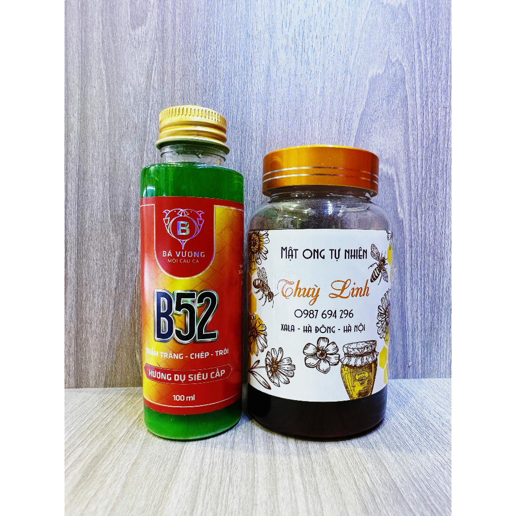 Combo B52 + Mật ong câu trắm trắng, chép
