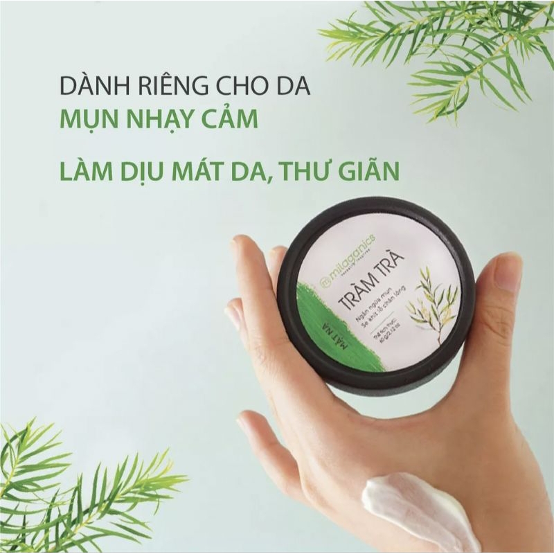 Mặt nạ tràm trà đất sét 60g