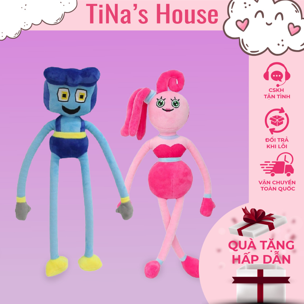 Gấu bông Mommy Long Legs và Daddy nhân vật Game Poppy Playtime dễ thương cho bé - TiNa’s House
