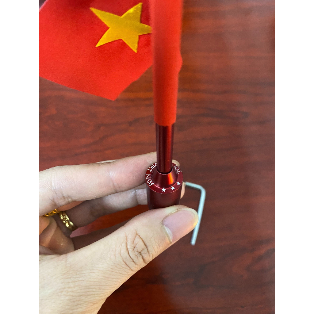 Cờ Việt Nam gắn gương xe máy, cờ đi phượt mini