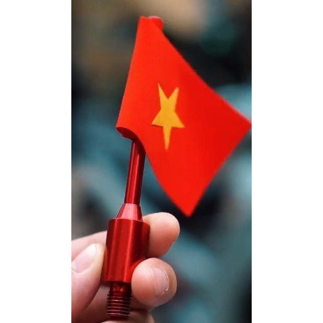 Cờ Việt Nam gắn gương xe máy, cờ đi phượt mini