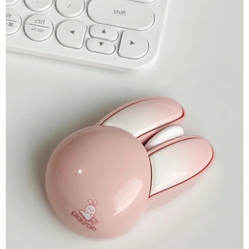 Chuột máy tính hình thỏ hồng cute