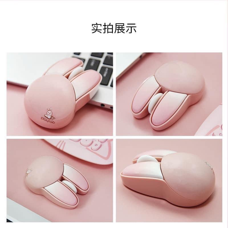 Chuột máy tính hình thỏ hồng cute