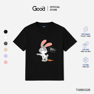  Áo BabyTee Họa Tiết Hình Thỏ 6 Màu Chất Cotton Thấm Hút Mồ Hôi THE GOOD