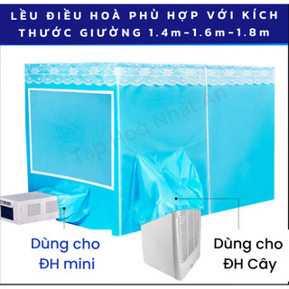 Lều cách nhiệt chuyên dụng cho điều hoà di động, lều điều hoà di động, điều hoà cây