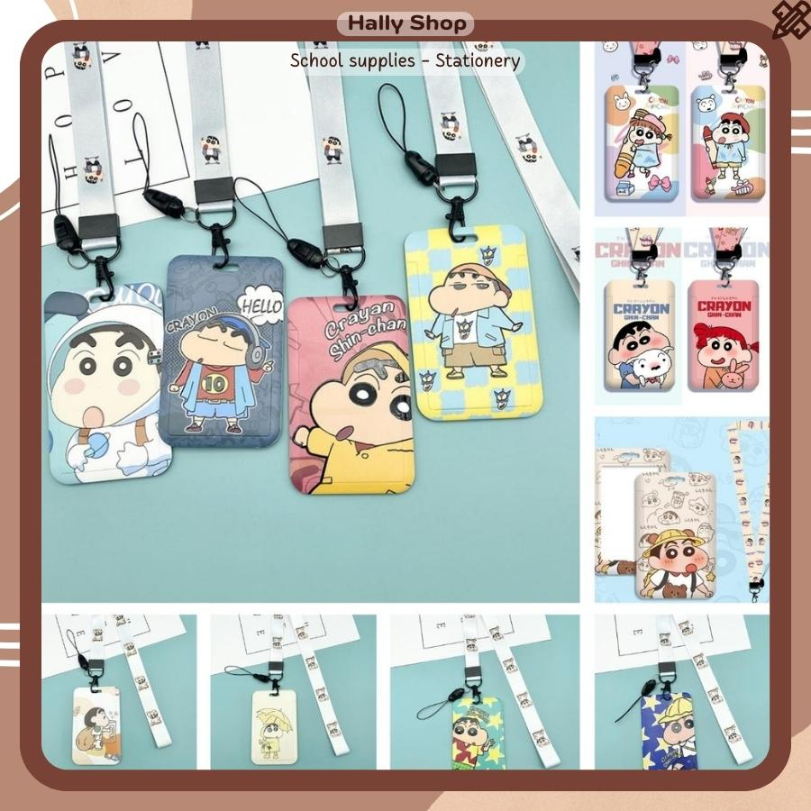 Dây đeo thẻ học sinh, bảng tên dành cho sinh viên nhiều mẫu hoạt hình hoạ tiết dễ thương cute- Hally shop