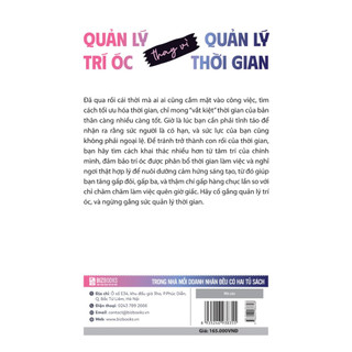 Sách - Quản Lý Trí Óc Thay Vì Quản Lý Thời Gian