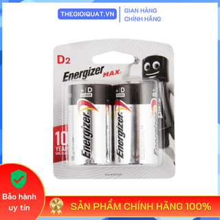 Pin đại d energizer alkaline max e95 bp2 1.5v - hàng chính hãng