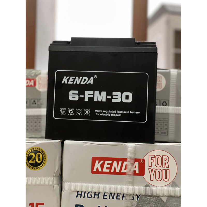 Ắc quy xe may điện 12V 30Ah kenda 6-DZF-30 / 6-FM-30/ 6-DPB-30