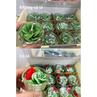 [ Giá sỉ] Cốc Nến Hoa Mini VIỆT XANH