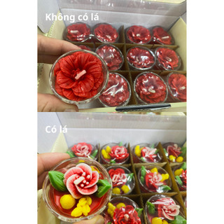 [ Giá sỉ] Cốc Nến Hoa Mini VIỆT XANH