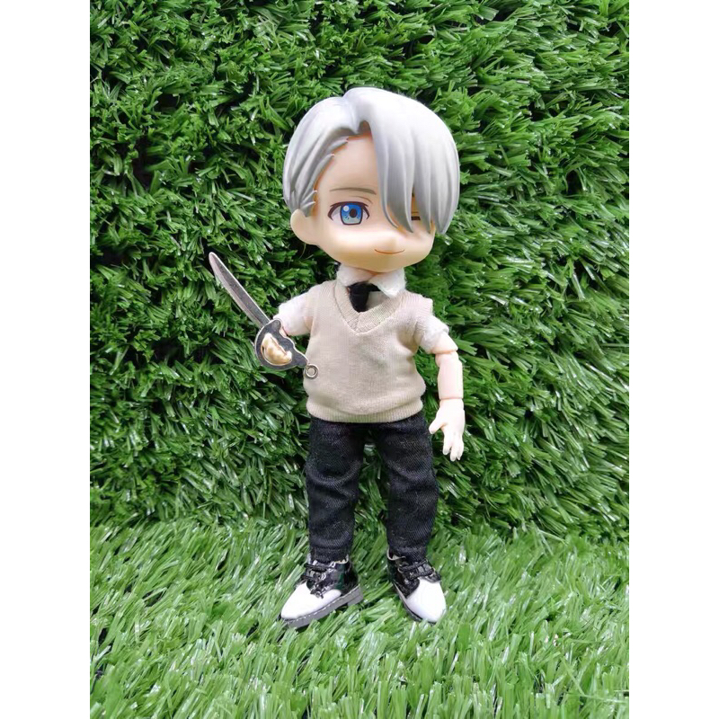 Áo gile cho búp bê ob11, nendoll, ymy, ddf, gsc...