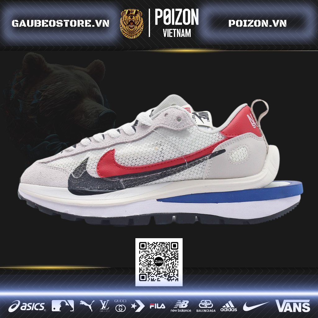 Giày Best Original Quality *like*auth like*authentic Sneaker *_Sacai X _NIKe_ vaporWaffle 3.0_* CV1363