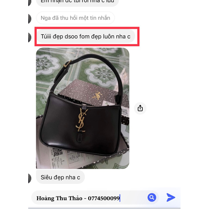 Túi YSLL kẹp nách sz22