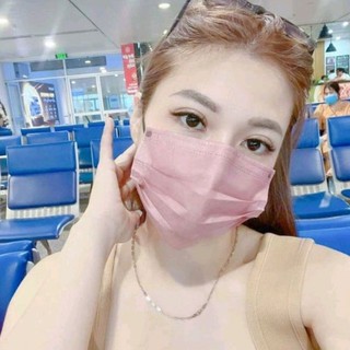 Khẩu trang 3 lớp thái màu đẹp-không xù