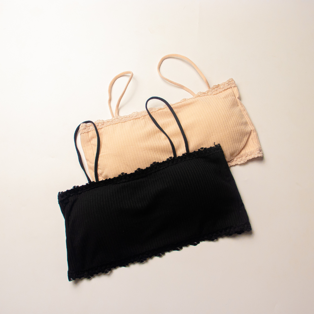 Áo Lót Nữ 2 Dây Nâng Ngực AN Bra Cotton Mút Mỏng 636