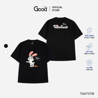 Áo Thun "Thỏ Bugs" THE GOOD Form Rộng, Áo Phông Cổ Tròn Tay Lỡ Unisex In Họa Tiết Chất Cotton Co Giãn